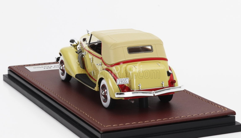 Glm-models Auburn 851 Supercharged Phaeton Cabriolet Closed 1935 1:43 Žlutá