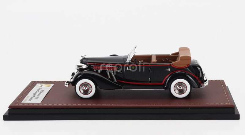 Glm-models Auburn 851 Supercharged Phaeton Cabriolet Open 1935 1:43 Black