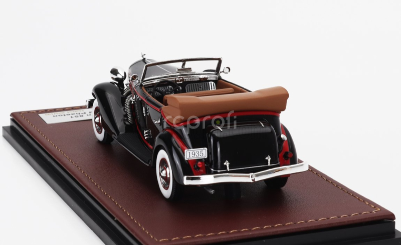 Glm-models Auburn 851 Supercharged Phaeton Cabriolet Open 1935 1:43 Black