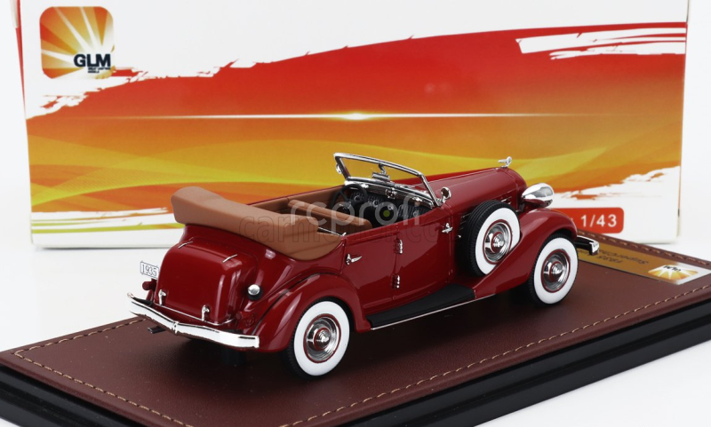 Glm-models Auburn 851 Supercharged Phaeton Cabriolet Open 1935 1:43 Red