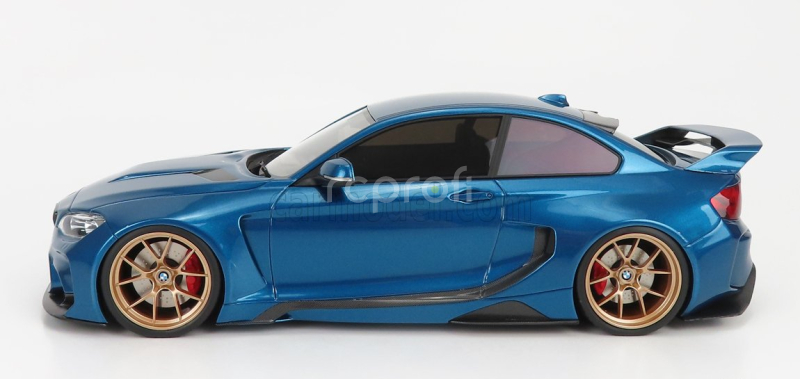 Glm-models BMW 2-series M235i Darwinpro Mtc Black Sails Widebody 2015 1:18 Estoril Blue