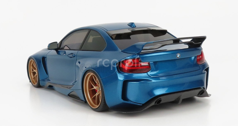 Glm-models BMW 2-series M235i Darwinpro Mtc Black Sails Widebody 2015 1:18 Estoril Blue