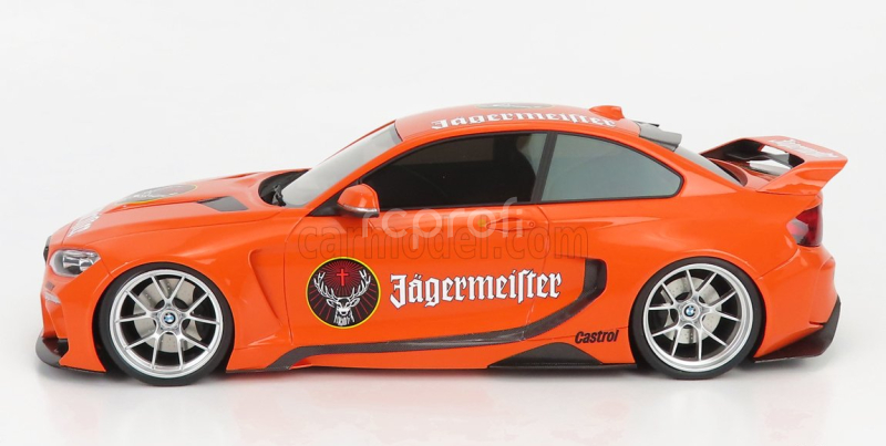 Glm-models BMW 2-series M235i Darwinpro Mtc Black Sails Widebody 2015 1:18 Orange