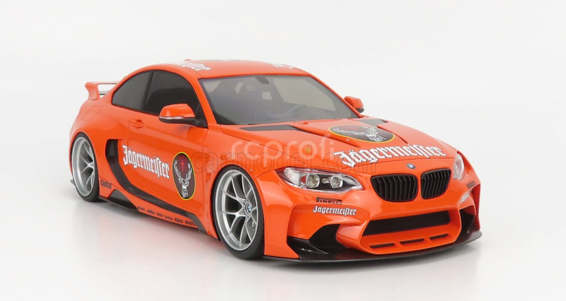 Glm-models BMW 2-series M235i Darwinpro Mtc Black Sails Widebody 2015 1:18 Orange