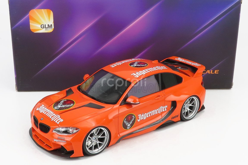 Glm-models BMW 2-series M235i Darwinpro Mtc Black Sails Widebody 2015 1:18 Orange