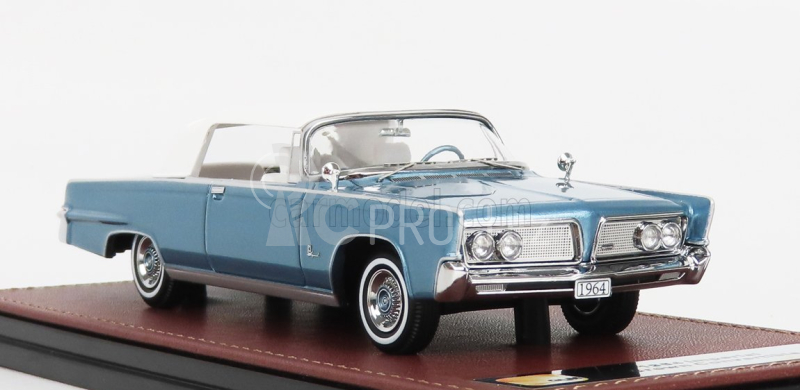 Glm-models Imperial Crown Convertible Soft-top Closed 1964 1:43 Nassau Modrá S Bílou