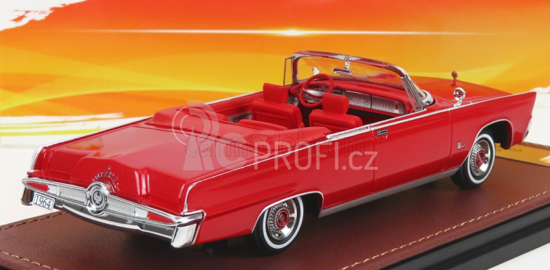 Glm-models Imperial Crown Convertible Soft-top Open 1964 1:43 Red