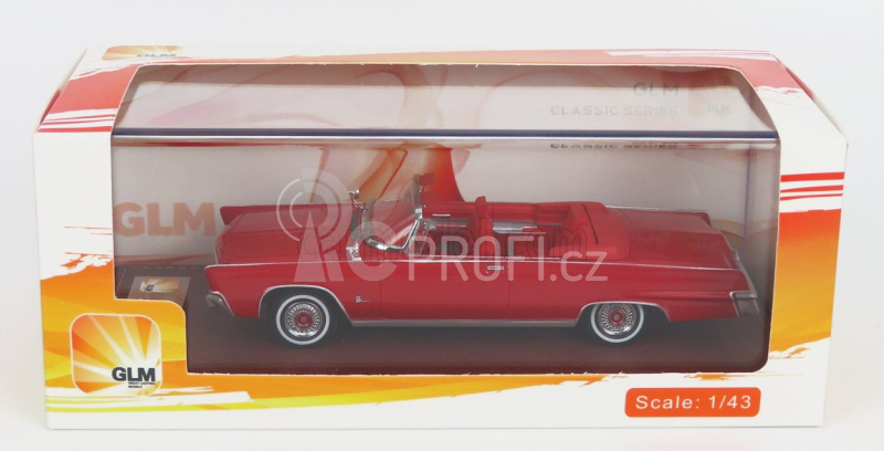 Glm-models Imperial Crown Convertible Soft-top Open 1964 1:43 Red