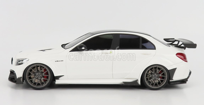 Glm-models Mercedes benz C-class C63s Amg Darwinpro Widebody 2019 1:18 Bílá