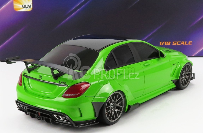 Glm-models Mercedes benz C-class C63s Amg Darwinpro Widebody 2019 1:18 Greem