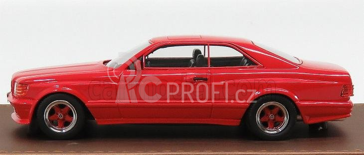 Glm-models Mercedes benz S-class 560sec 6.0 Amg (c126) Coupe 1984 1:43 Red