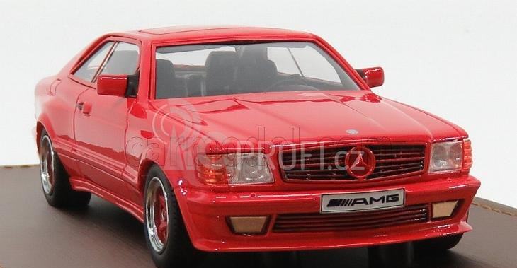 Glm-models Mercedes benz S-class 560sec 6.0 Amg (c126) Coupe 1984 1:43 Red