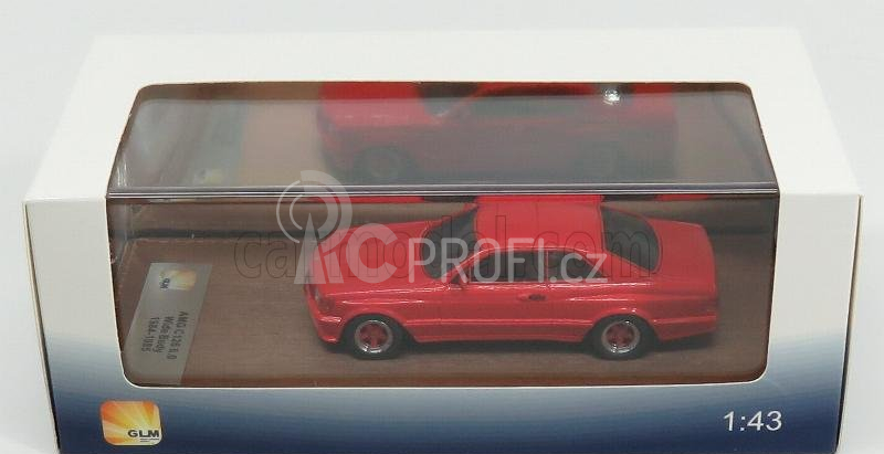 Glm-models Mercedes benz S-class 560sec 6.0 Amg (c126) Coupe 1984 1:43 Red