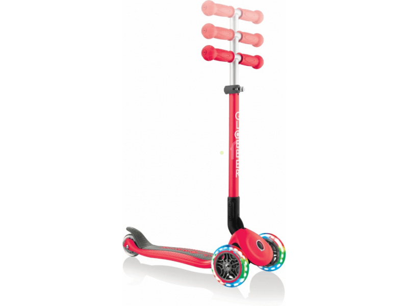 Globber - Koloběžka Primo Foldable Lights Red