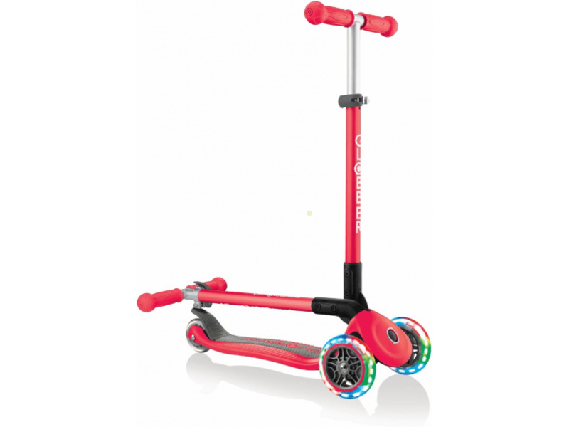 Globber - Koloběžka Primo Foldable Lights Red