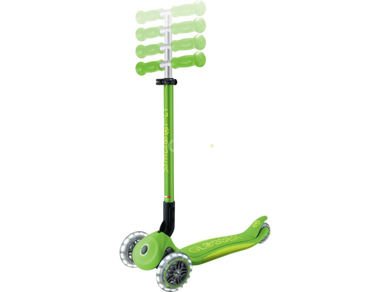 Globber - Koloběžka Primo Plus Lights V2 skládací Blue/Emerald Green