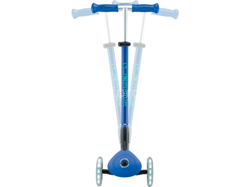 Globber - Koloběžka Primo Plus Lights V2 skládací Fuchsia/Sky Blue