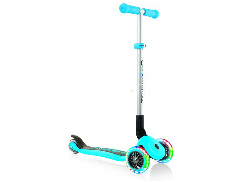 Globber - Koloběžka Primo skládací Lights Pastel Mint