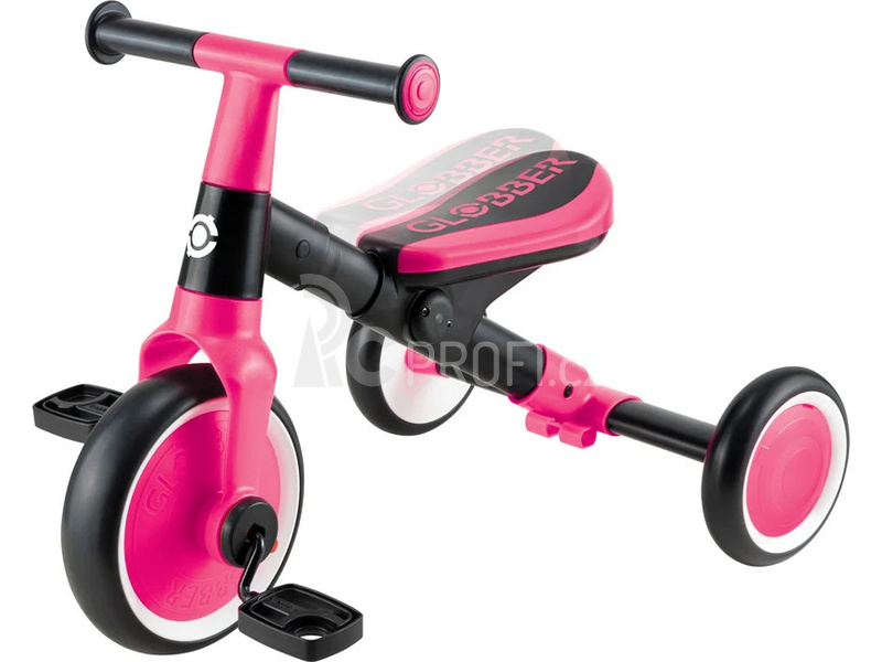 Globber - Tříkolka / odrážedlo Learning Trike Fuchsia pink