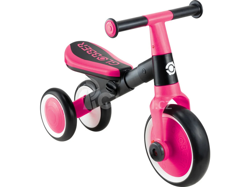 Globber - Tříkolka / odrážedlo Learning Trike Fuchsia pink