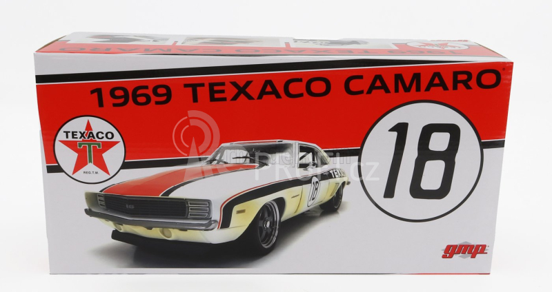 Gmp Chevrolet Camaro Rs Coupe N 18 Texaco Racing 1969 1:18 Bílá Červená Černá