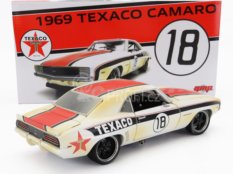 Gmp Chevrolet Camaro Rs Coupe N 18 Texaco Racing 1969 1:18 Bílá Červená Černá