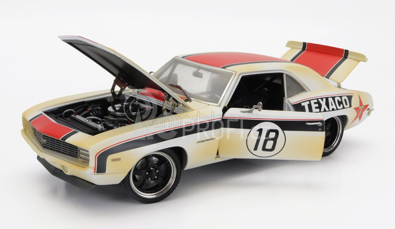 Gmp Chevrolet Camaro Rs Coupe N 18 Texaco Racing 1969 1:18 Bílá Červená Černá