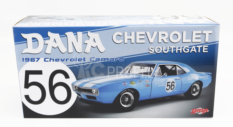 Gmp Chevrolet Camaro Z/28 Coupe N 56 Trans Am 1967 P.dombroskj 1:18 Světle Modrá Bílá