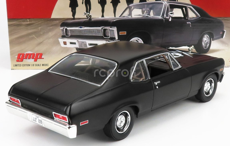 Gmp Chevrolet Nova Coupe 1971 - Death Proof Movie 1:18 Matt Black