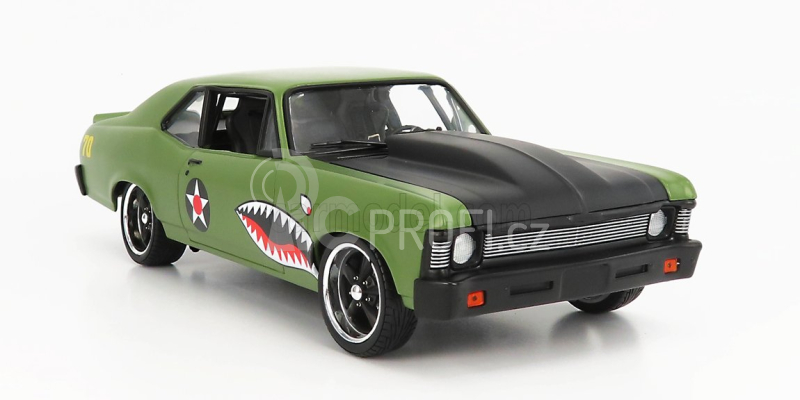 Gmp Chevrolet Nova Warhawk Coupe 1970 1:18 Zelená Černá