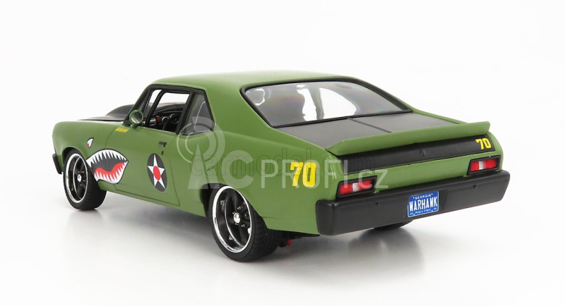 Gmp Chevrolet Nova Warhawk Coupe 1970 1:18 Zelená Černá