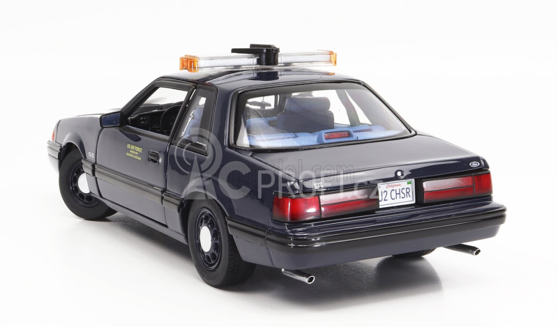 Gmp Ford usa Mustang 5.0l Ssp Police Dragon Chaser 1988 1:18 Tmavě Modrá