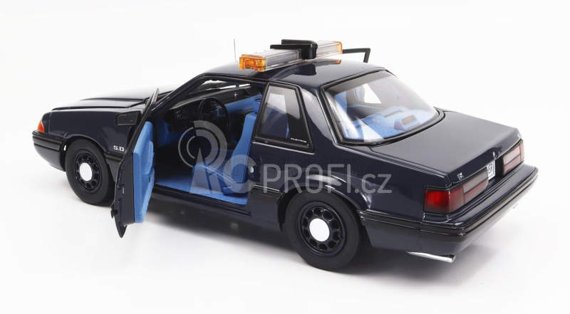 Gmp Ford usa Mustang 5.0l Ssp Police Dragon Chaser 1988 1:18 Tmavě Modrá