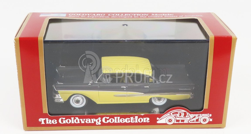 Goldvarg Ford usa 300 Custom 1958 1:43 Žlutá Černá