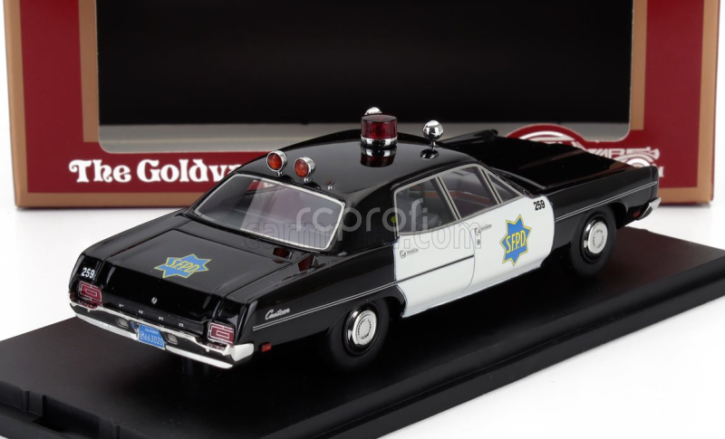 Goldvarg Ford usa Galaxie Sfpd San Francisco Police Department 1970 1:43 Černá Bílá