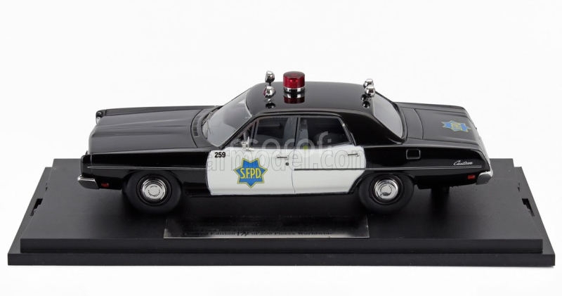 Goldvarg Ford usa Galaxie Sfpd San Francisco Police Department 1970 1:43 Černá Bílá
