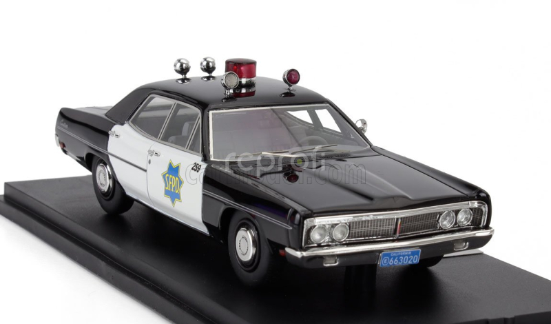 Goldvarg Ford usa Galaxie Sfpd San Francisco Police Department 1970 1:43 Černá Bílá