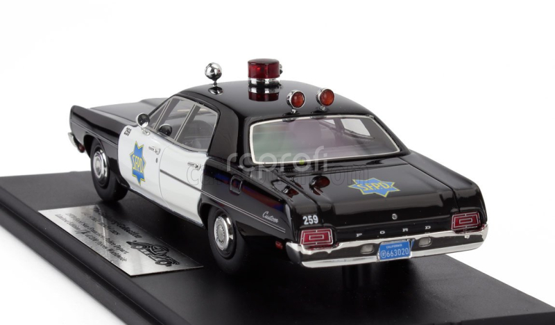 Goldvarg Ford usa Galaxie Sfpd San Francisco Police Department 1970 1:43 Černá Bílá