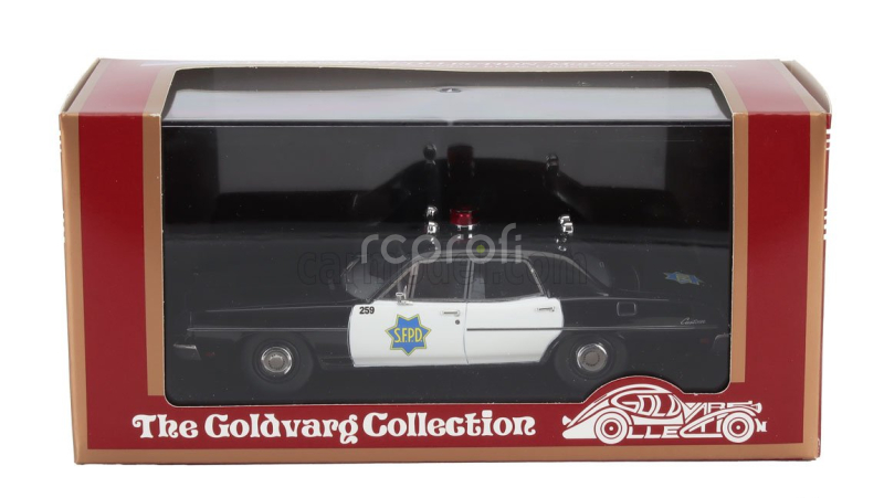 Goldvarg Ford usa Galaxie Sfpd San Francisco Police Department 1970 1:43 Černá Bílá