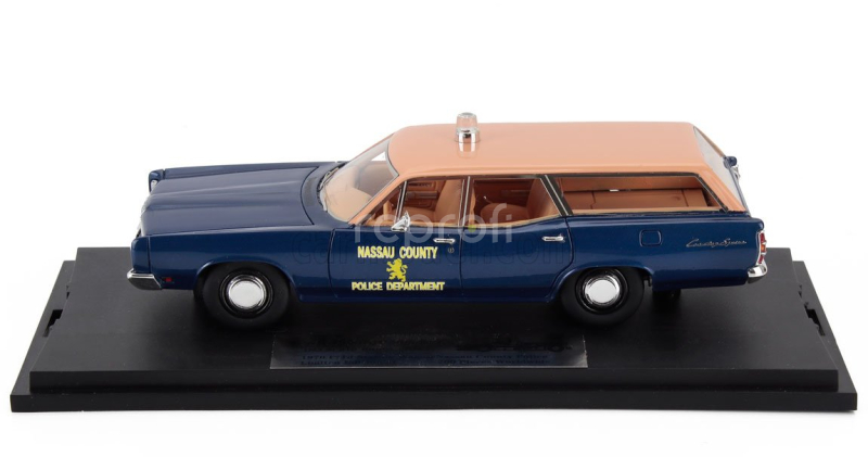 Goldvarg Ford usa Galaxie Sw Station Wagon Nassau County Police 1970 1:43 Modrý Krém