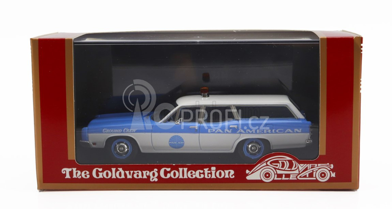 Goldvarg Ford usa Galaxie Sw Station Wagon Pan America Airways 1970 1:43 Bílá Světle Modrá