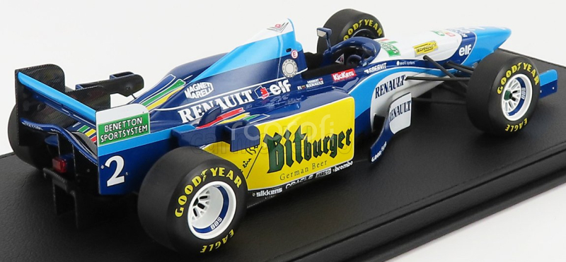 Gp-replicas Benetton F1  B195 Team Mild Seven Renault N 2 Season 1995 J.herbert 1:18 Modrá Žlutá