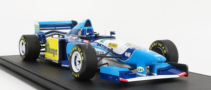 Gp-replicas Benetton F1  B195 Team Mild Seven Renault N 2 Season 1995 J.herbert 1:18 Modrá Žlutá