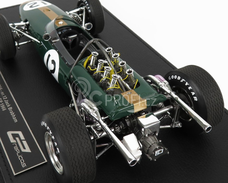 Gp-replicas Brabham F1 Bt19 N 12 Jack Brabham 1:18, tmavě zelená