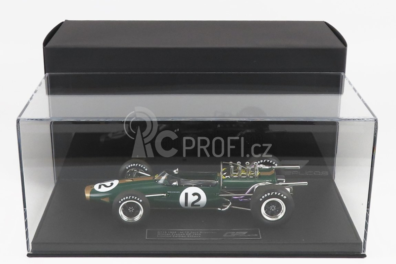 Gp-replicas Brabham F1 Bt19 N 12 Jack Brabham 1:18, tmavě zelená