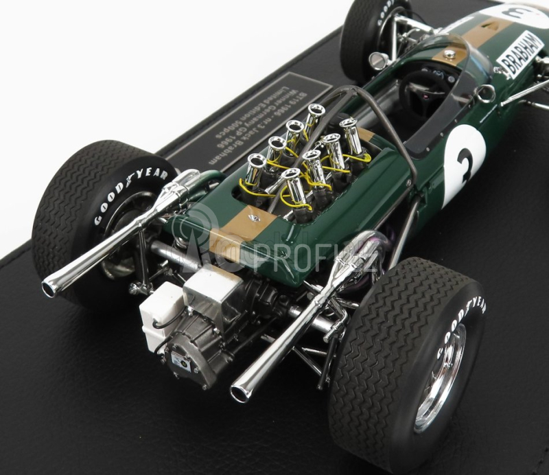 Gp-replicas Brabham F1 Bt19 N 3 Jack Brabham 1:18, tmavě zelená