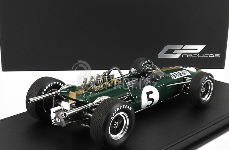 Gp-replicas Brabham F1 Bt19 N 5 Jack Brabham 1:18, tmavě zelená