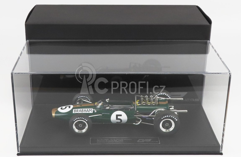 Gp-replicas Brabham F1 Bt19 N 5 Jack Brabham 1:18, tmavě zelená