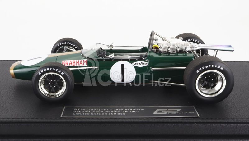 Gp-replicas Brabham F1 Bt24 Repco N 1 Jack Brabham 1:18, tmavě zelená