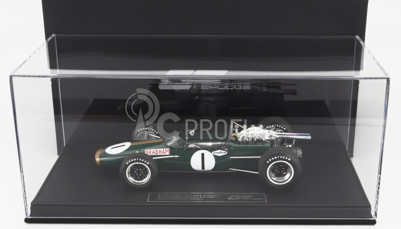 Gp-replicas Brabham F1 Bt24 Repco N 1 Jack Brabham 1:18, tmavě zelená